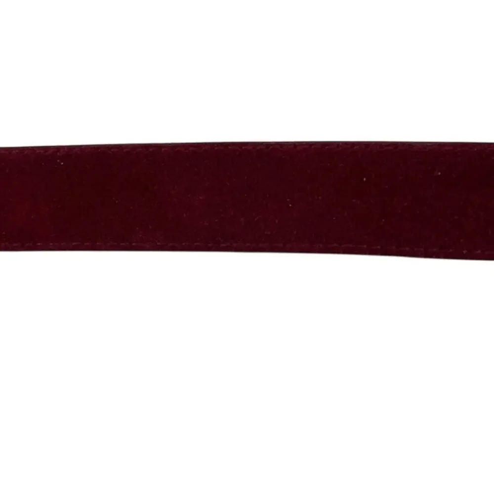 Milor vintage 1990's women's burgundy suede leather belt.